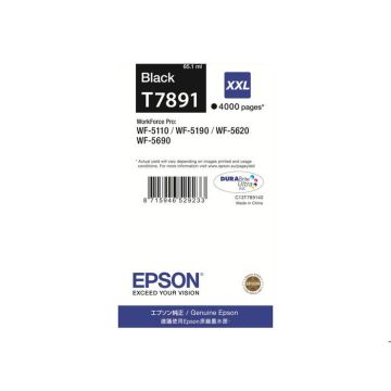Cartouche d'impression EPSON T7891 - Noir - Taille XXL - WorkForce Pro