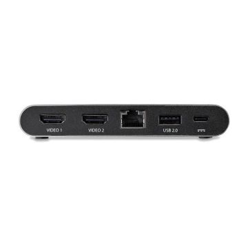 StarTech.com Station d'accueil USB Type-C à double affichage HDMI 4K pour PC portable - PD 3.0 100 W (DK30C2HAGPD)