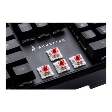 Clavier Gaming Mécanique - SureFire - KingPin M2 - AZERTY - Éclairage RVB - 50 millions de frappes