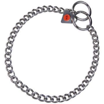 HS Sprenger Collier étrangleur en acier inoxydable à maillons fins torsadés | 55cm x 2mm