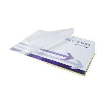 Pochettes de plastification - FELLOWES - A3 - 160 mic - Dos autocollant - 100 pièces