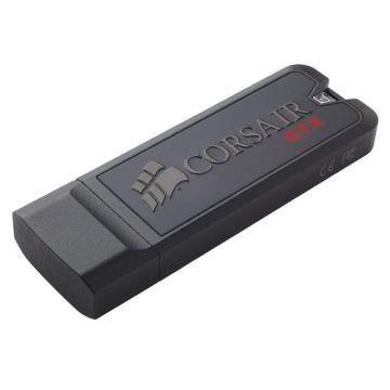 Clé USB - CORSAIR - Flash Voyager GTX - 1000 Go - USB 3.0 - Casquette - Noir