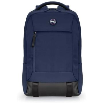 Sac à dos PC pour ordinateur portable moderne & confortable base résitante à l'eau Port Designs Torino II - bleu - 15 L