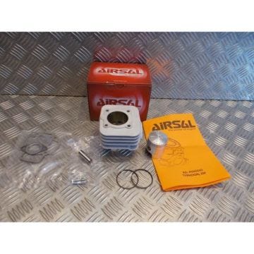 cylindre piston airsal alu sport diam 46 mm scooter piaggio 50 typhoon zip gilera stalker vespa et2 lx sprint aprilia sr motard