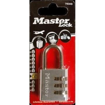 Master Lock Cadenas à combinaison Aluminium Argenté 30 mm 7630EURD