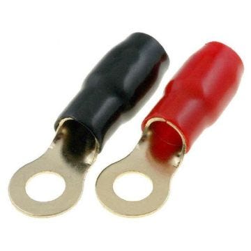 20x Connecteurs Anneau M10 35mm2 Dores Isoles