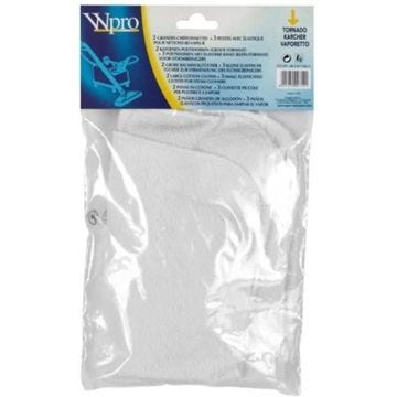 WPRO CSC239 Carrés vapeur élastiques 15x15cm (x3) + 29x39,5cm (x2)