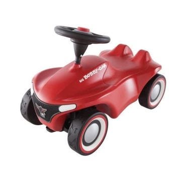 Porteur Bobby Car Neo - Rouge - BIG - Pour Enfant de 12 mois à 5 ans - Roues Silencieuses et Maniable