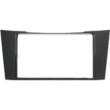 Adaptateur de façade d'autoradio Double DIN Noir pour Mercedes Classe E W211 2002