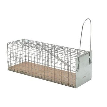 Nasse à Rat - CAUSSADE - Socle Bois Et Grillage Ultra Résistant - Réutilisable - Intérieur Et Extérieur