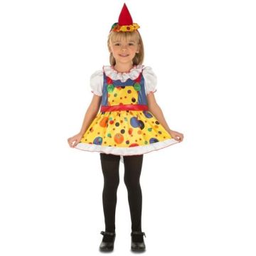 Déguisement robe de petit clown pour bébé - Jaune - 1/2 ans - Carnaval