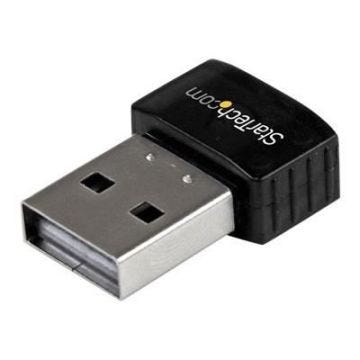 STARTECH Mini adaptateur USB 2.0 réseau sans fil N 300Mb/s et 2,4GHz - Clé USB WiFi 802.11n - Carte réseau sans fil N - Noir