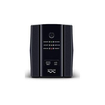 ONDULEUR ELITE VALUE IEC 2200 VA/1320W IEC*6 USB+USB Charge 12V/9 AH*2