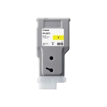 Cartouche d'encre CANON PFI-207 Y Original - 300 ml - Jaune