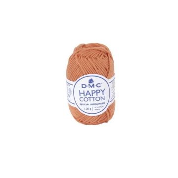 Fil à crocheter - DMC - Natura Happy Cotton - 3mm - 20g - Couleur orange 753
