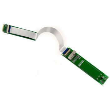 Adaptateur pour monter un SSD de Mac 28 pin 12+16 broches sur un port M2 M Key. Compatible SSD produits depuis 2013 en AHCI et NVM