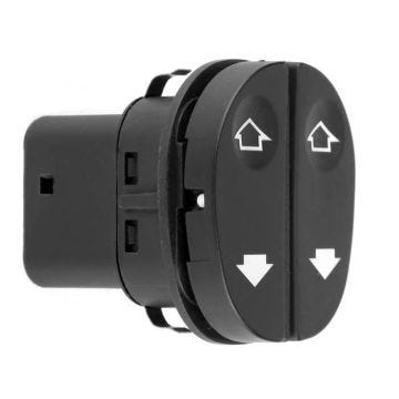 Pwshymi-Duokon Interrupteur de commande de vitre électrique de voiture bouton en plastique ABS 96FG14529BC pour FORD KA FIESTA FUSI