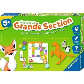 Mes jeux de grande section - Coffret complet éducatif - 20 activités programme 3e année maternelle - Ravensburger - Dès 5 ans