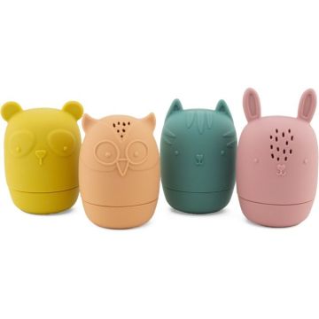 Jouets de bain - Ulysse - Animaux aspergeurs - Silicone - 4 pièces - Mixte
