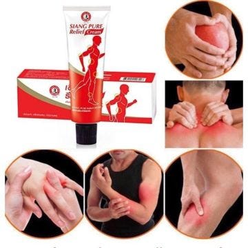 Siang Pure Relief Creme 60g - Douleurs Musculaires, douleurs musculaires, entorses, douleurs et raideurs.