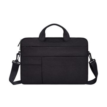 Sacoche Ordinateur Portable 15.6 Pouces Légère Résistante à l'Eau en Tissu Oxford et Nylon 14.1 pouces Pouces Noir YONIS