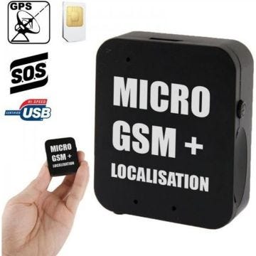 Micro espion GSM YONIS - Détecteur sonore, rappel automatique - Noir