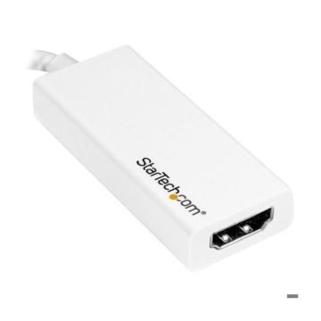 Adaptateur USB-C vers HDMI - STARTECH - 4K 60 Hz - Blanc - Compatible MacBook et HP ENVY