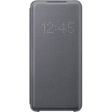 Étui portefeuille Samsung LED View Cover EF-NG980PJEGEU Samsung Galaxy S20 gris 1 pc(s)