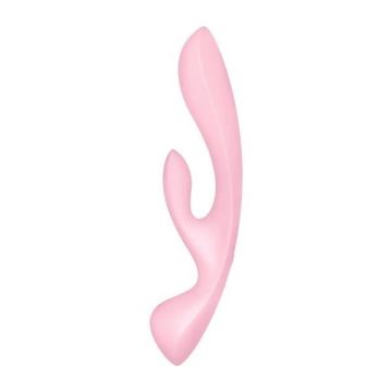 Triple Oh, 24 cm, 3 moteurs, flexible, utilisable des deux côtés, couleur: rose