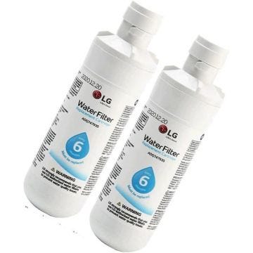 Lot de 2 filtres pour Réfrigérateur, congélateur LG - Blanc - Accessoires d'appareils - Filtre