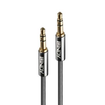 Câble Audio Jack 3.5mm - LINDY - Cromo Line - 10m - Connecteurs plaqués or 24 carats - Qualité Premium