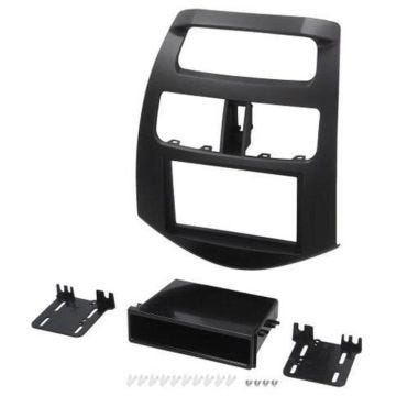 Kit Facade Autoradio - ADNAUTO - KA516 - Compatible Chevrolet Spark - Noir - Installation facile