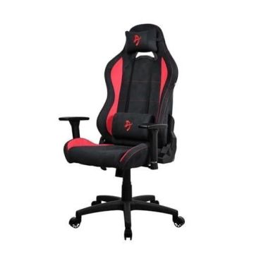 Siège gaming - AROZZI - Torretta SuperSoft - Tissu - Rouge - Réglable en hauteur