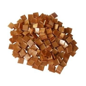 Mosaique acrylique métallique safran 1x1cm boit…