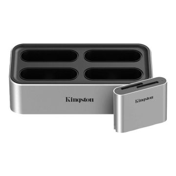 Dock Workflow - Kingston - WFS-S - Lecteur SD USB 3.2 - 2 Slots UHS-II - Noir
