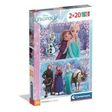 CLEMENTONI - 2x20 pièces - La Reine des Neiges 2