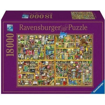 Puzzle 18 000 pièces Bibliothèque magique XXL, Colin Thompson, Adultes et enfants à partir de 14 ans, Fantaisie, 17825, Ravensburger