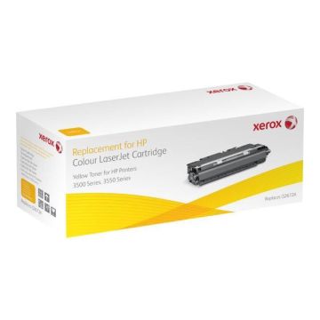 Cartouche de toner XEROX pour HP Q2672A - Jaune - Autonomie 4100 pages