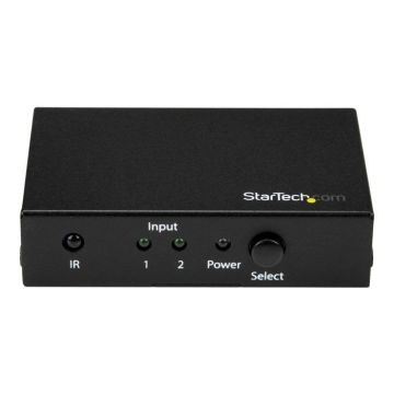 Commutateur HDMI - STARTECH - 2x1 - Ultra HD 4K 60 Hz - 2 Entrées - 1 Sortie