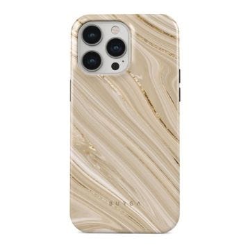 Coque pour iPhone 13 Pro Tough Antichocs Modèle Full Glam Burga Beige