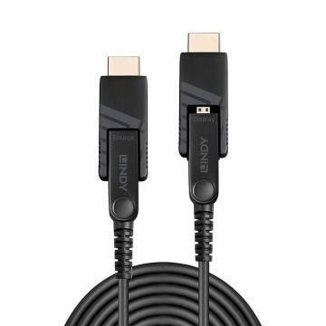 Câble Fibre Optique Hybrid - LINDY - 70m - Micro-HDMI - HDMI 2.0 Mâle - DVI