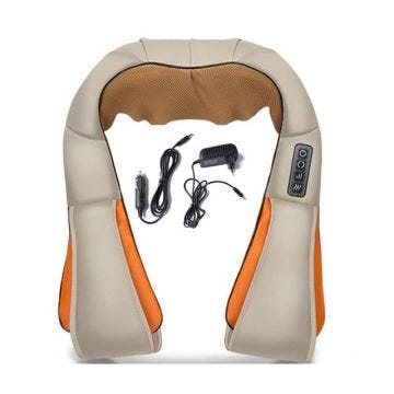 Masseur Électrique - 4 Keys - Shiatsu Épaule Châle - Massage Chauffant - 8 Têtes - Infrarouge
