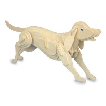 Kit de construction en bois - QUAY - Chien - FSC - A monter soi-même - 7 ans et plus