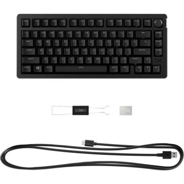 Clavier gamer - HyperX - Alloy Rise 75 - Mécanique - Rétroéclairage RGB - Capteur de luminosité