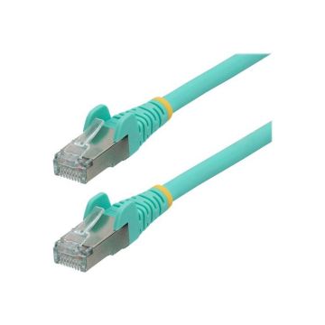 STARTECH 1m LSZH CAT6a Ethernet Cable - Aqua - NLAQ-1M-CAT6A-PATCH