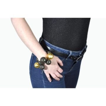 Bolas Rich : Bracelet XL 301 Doré Kaki - Zsiska Vert