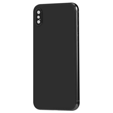 Châssis iPhone XS avec Vitre arrière de remplacement Noir