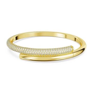 Jonc - Swarovski - Bracelet jonc Swarovski Dextera doré M - Couleur de la matière:Jaune