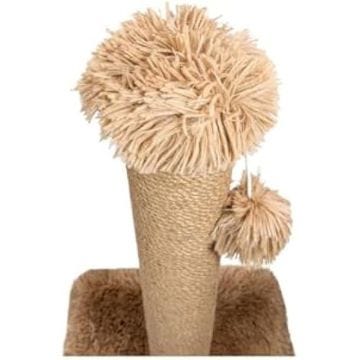 Arbre à chat - GLORIA - Poste Indo - Multicolore - 34 x 55 x 34 cm - Intérieur
