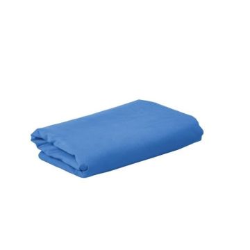 Fond bleu, tissu, 2,95 x 6 m, bleu roi